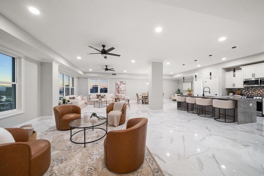 Furnished interior view inside a new home in , Clearwater (Image 20).