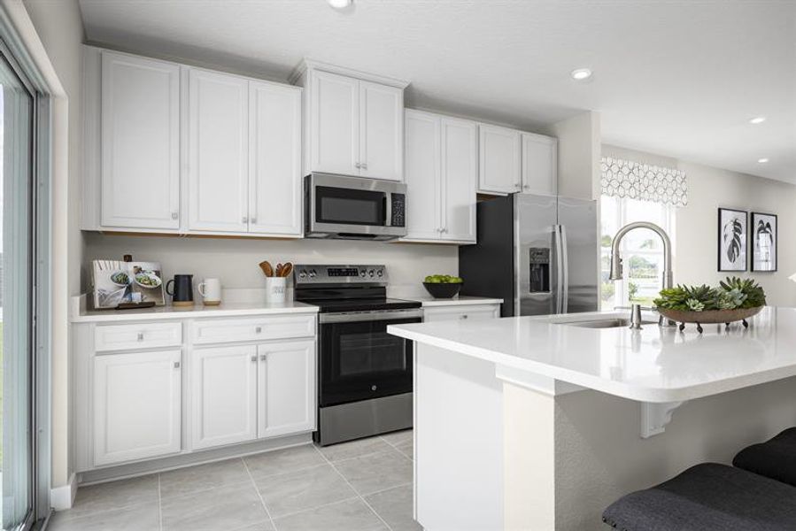 Furnished interior view inside a new home in Waverly Homes, Port St. Lucie (Image 2).