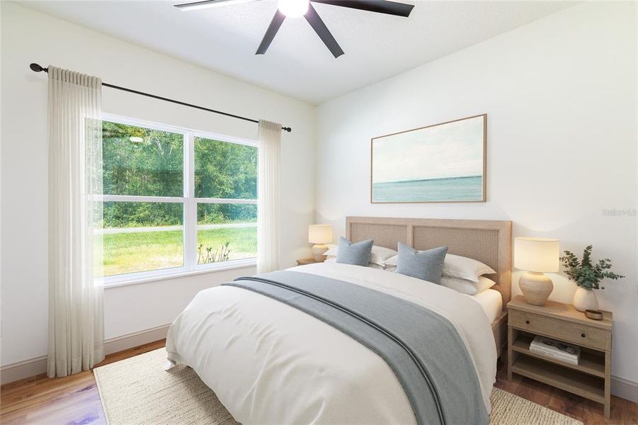 Furnished interior view inside a new home in , Raiford (Image 14).