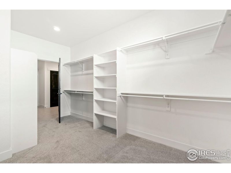 Large walk-in Closet!