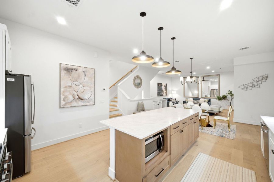 Furnished interior view inside a new home in , Houston (Image 19).