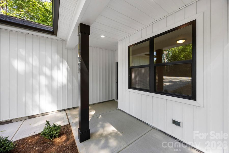 Exterior details and patio area of a home in , Statesville (Image 30).