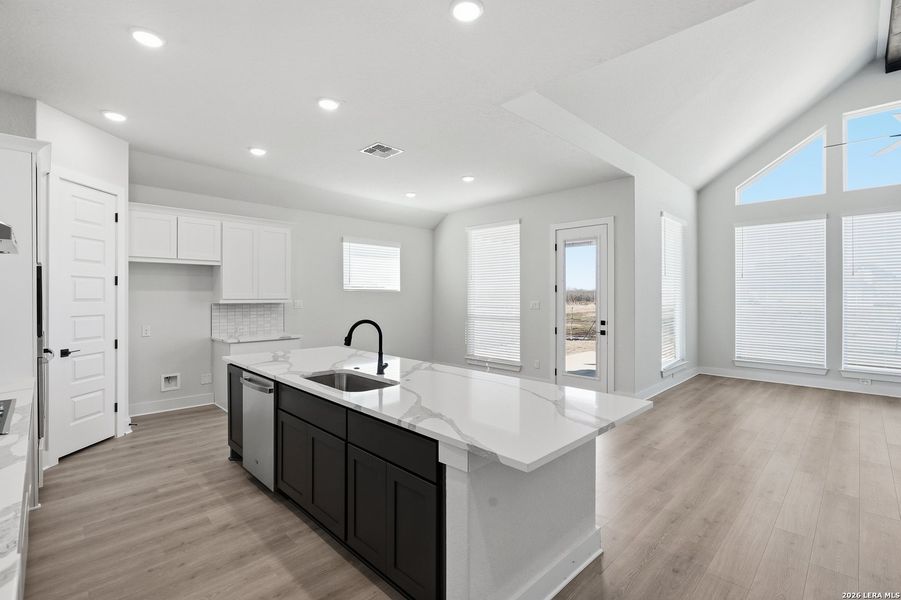 Furnished interior view inside a new home in Sienna Lakes, San Antonio (Image 13).