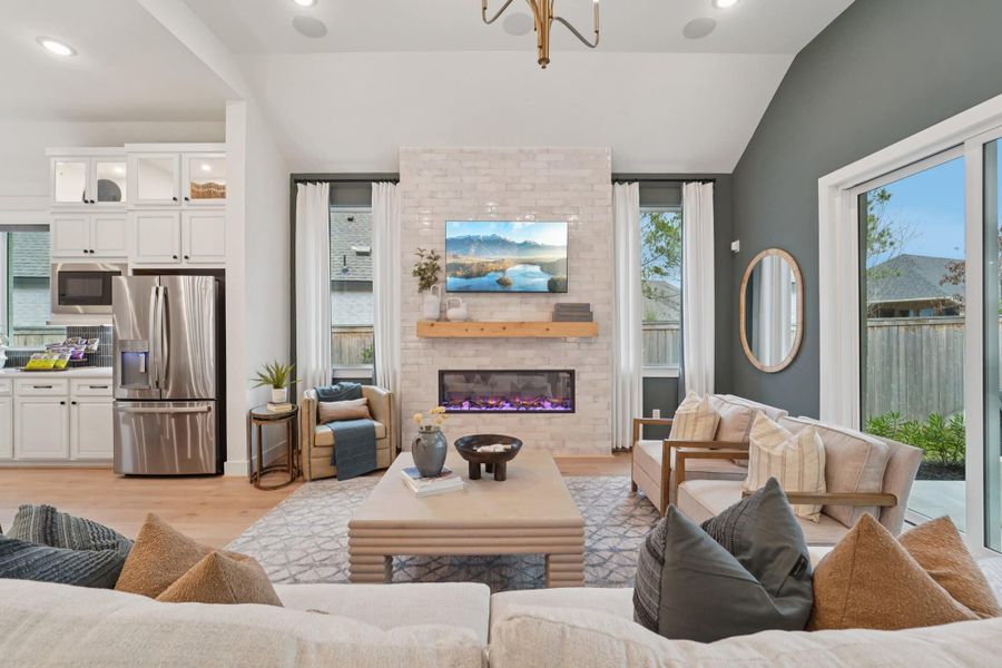 Furnished interior view inside a new home in Grange, Katy (Image 6).