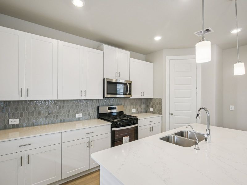 Furnished interior view inside a new home in Pinewood Trails - City Series, Atascocita (Image 5).