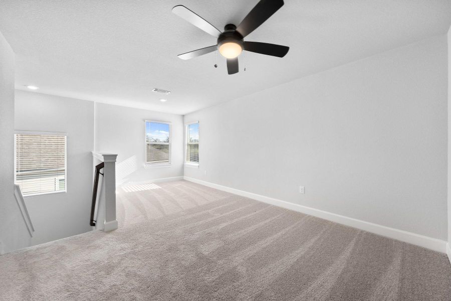 Spacious, unfurnished interior of a new home in Whisper Valley, Manor (Image 13).
