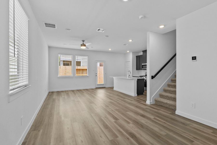 Spacious, unfurnished interior of a new home in Highland Court, Houston (Image 12). Spacious, unfurnished interior of a new home in Highland Court, Houston (Image 12).