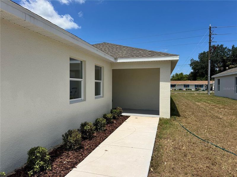 Exterior details and patio area of a home in , Zephyrhills (Image 37). Exterior details and patio area of a home in , Zephyrhills (Image 37).