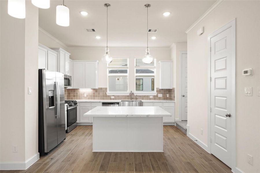 Lovely island kitchen