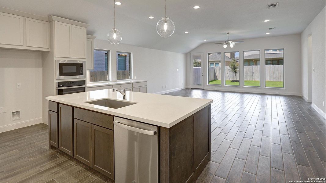 Furnished interior view inside a new home in Kallison Ranch 50', San Antonio (Image 17).