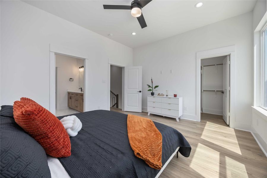 Furnished interior view inside a new home in , Houston (Image 7). Furnished interior view inside a new home in , Houston (Image 7).