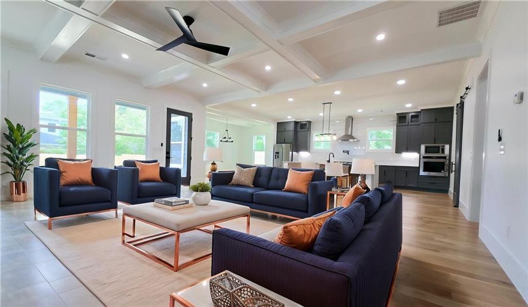 Furnished interior view inside a new home in , Atlanta (Image 39). Furnished interior view inside a new home in , Atlanta (Image 39).