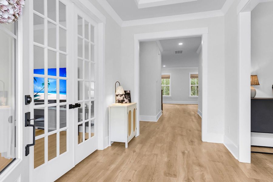 Furnished interior view inside a new home in Fiddler Cove, Mount Pleasant (Image 36).