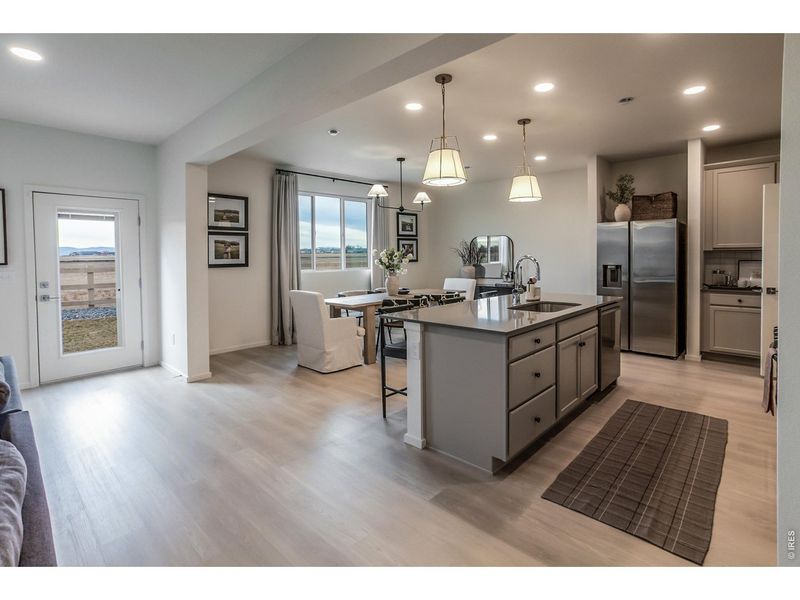 Furnished interior view inside a new home in , Fort Collins (Image 12). Furnished interior view inside a new home in , Fort Collins (Image 12).