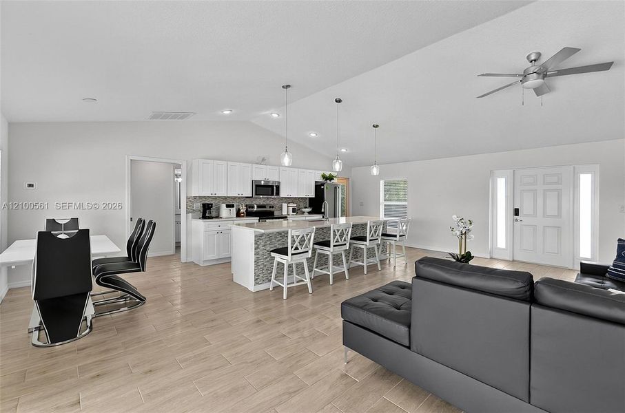 Furnished interior view inside a new home in , Cape Coral (Image 35).