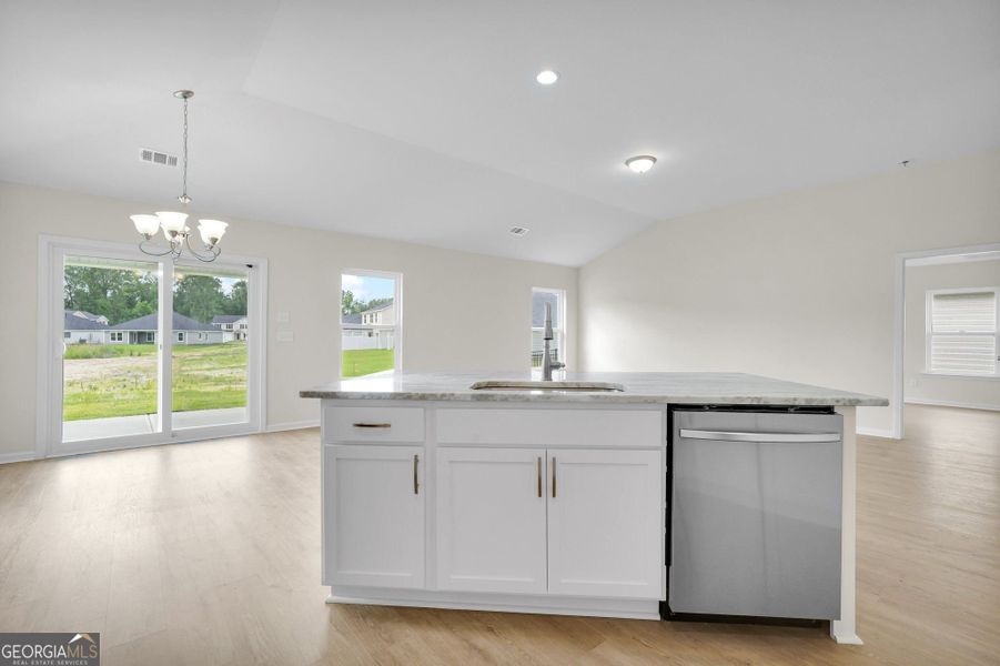 Furnished interior view inside a new home in Heritage at New Riverside, Bluffton (Image 6).