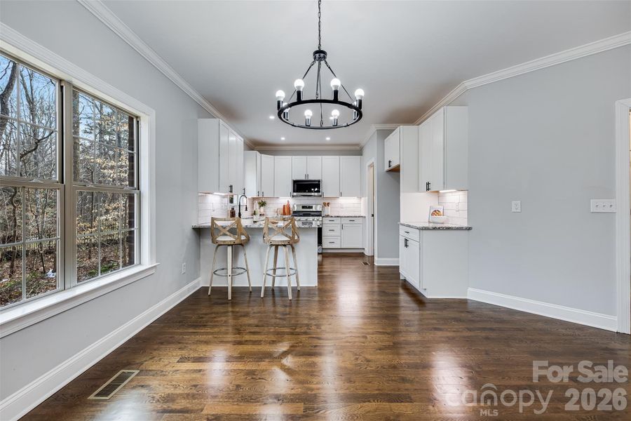Furnished interior view inside a new home in , Gastonia (Image 16).