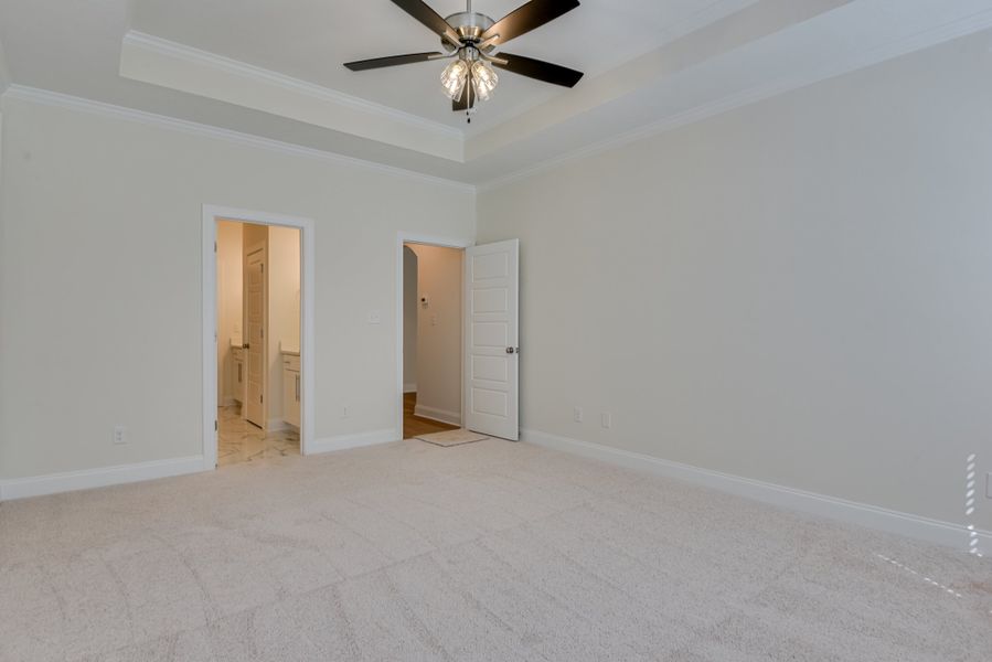 Spacious, unfurnished interior of a new home in The Sanctuary, Aiken (Image 27). Spacious, unfurnished interior of a new home in The Sanctuary, Aiken (Image 27).