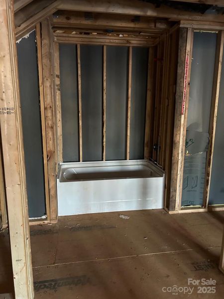 In-progress construction of a new home in The Courtyards at Hodges Farm, Charlotte, NC (Image 12).