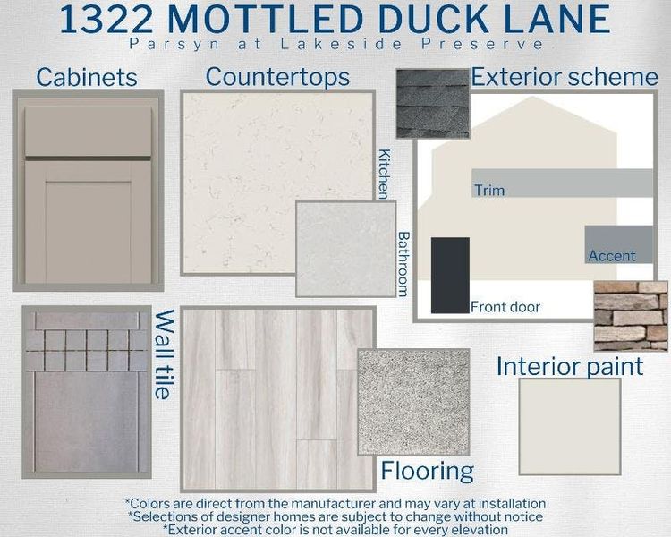 Parsyn - Colors for this home