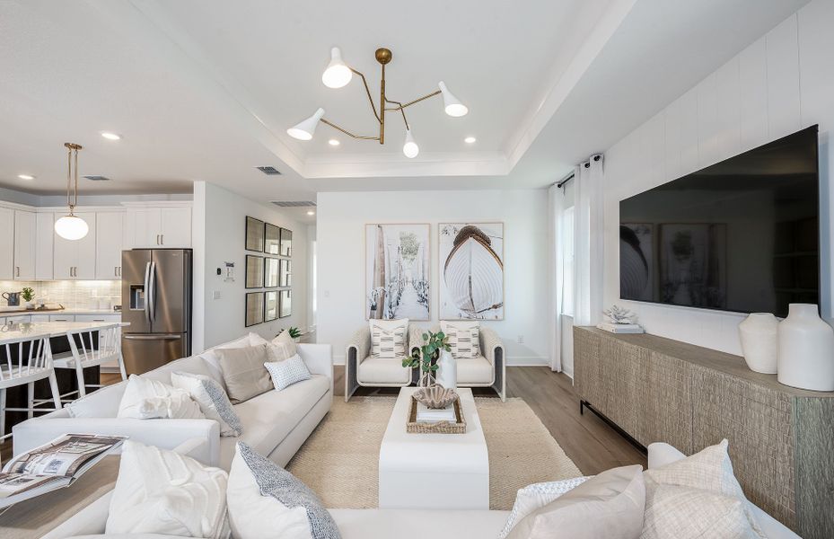 Representative furnished interior of a home built from the Mystique by Pulte Homes in Seaire, Parrish (Image 17).