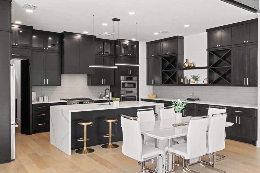 Featuring a showstopper gourmet chef's kitchen with all the deluxe high-end works.