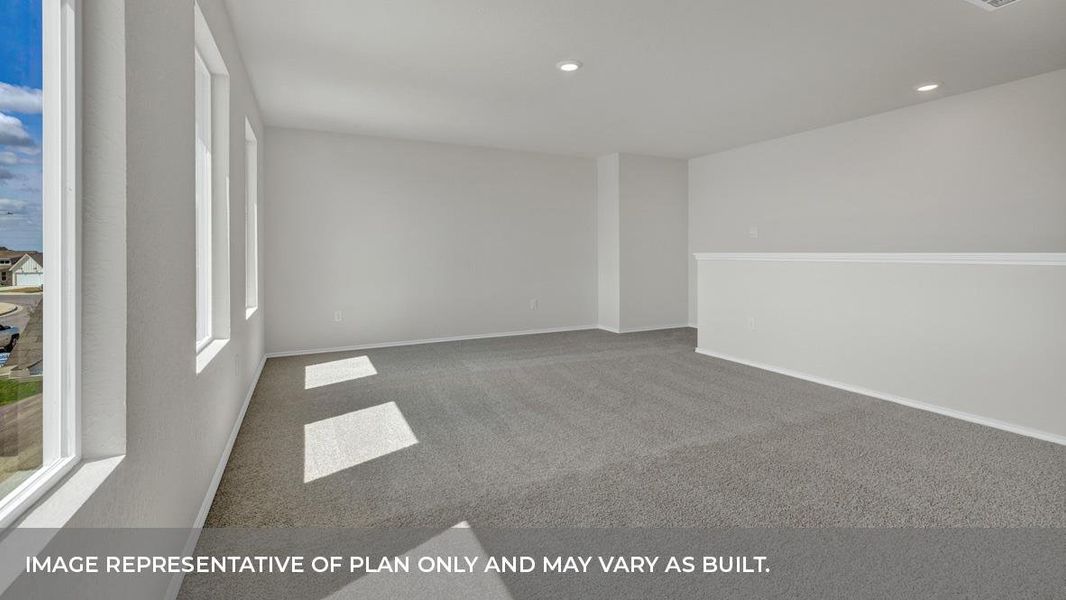 Spacious, unfurnished interior of a new home in Paramount, Kyle (Image 14).