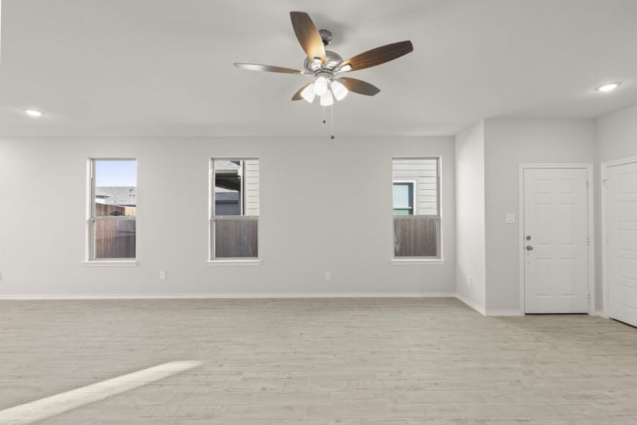 Representative unfurnished interior of a home built from the Birch by Impression Homes in Churchill, Anna (Image 18).