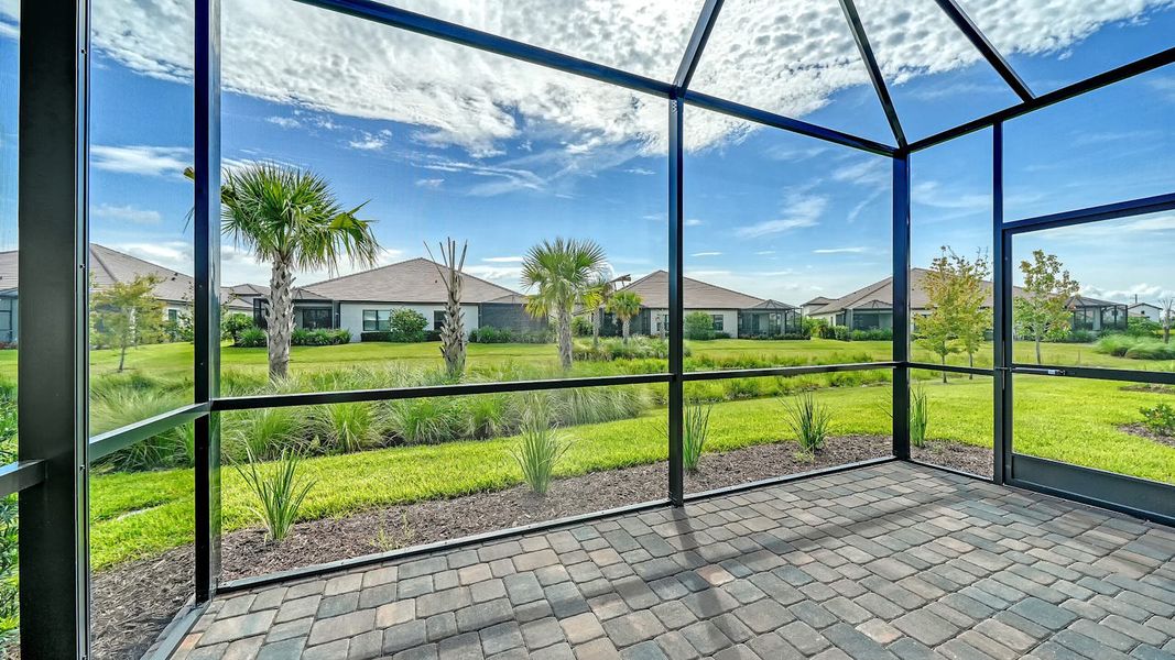 Exterior details and patio area of a home in Vistera of Venice Real Estate and Homes for Sale in Venice, FL - Neal Communities, Venice (Image 2). Exterior details and patio area of a home in Vistera of Venice Real Estate and Homes for Sale in Venice, FL - Neal Communities, Venice (Image 2).