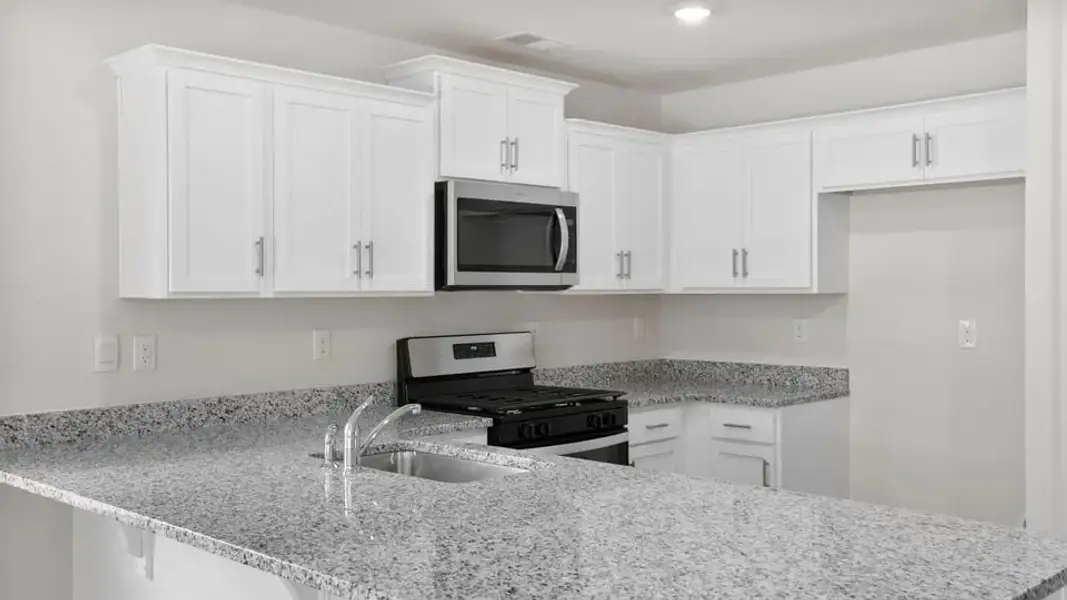 Furnished interior view inside a new home in Village Grove, Greenville (Image 9).