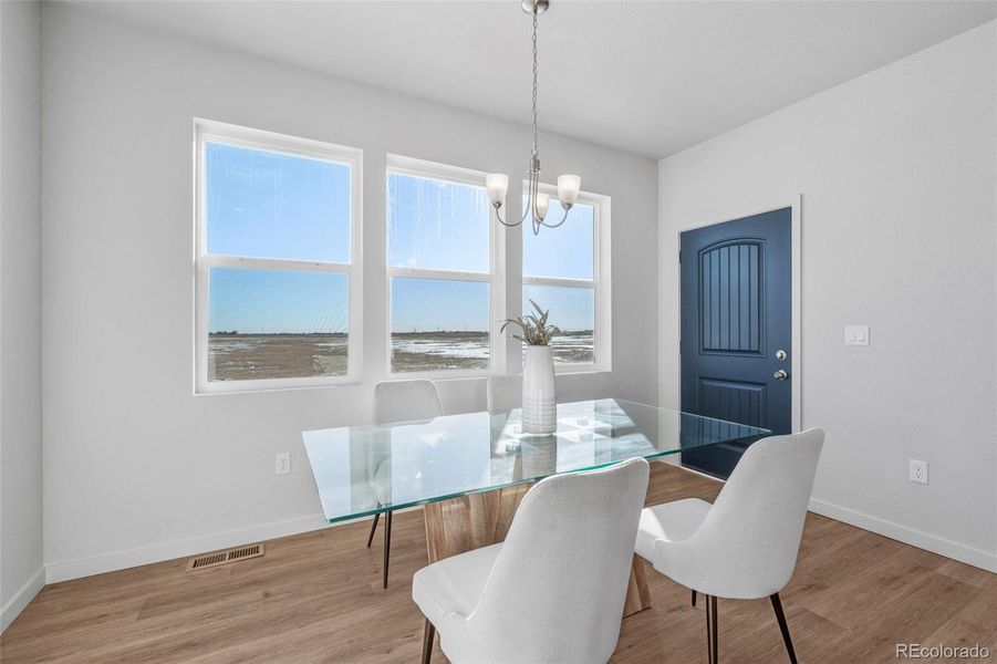 Furnished interior view inside a new home in , Pueblo West (Image 15).