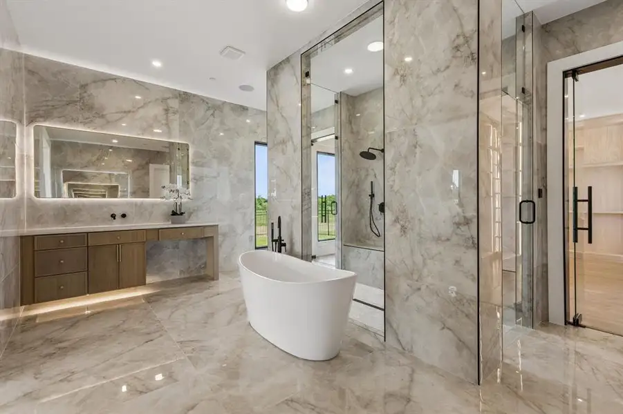 Furnished interior view inside a new home in , Bartonville (Image 12).