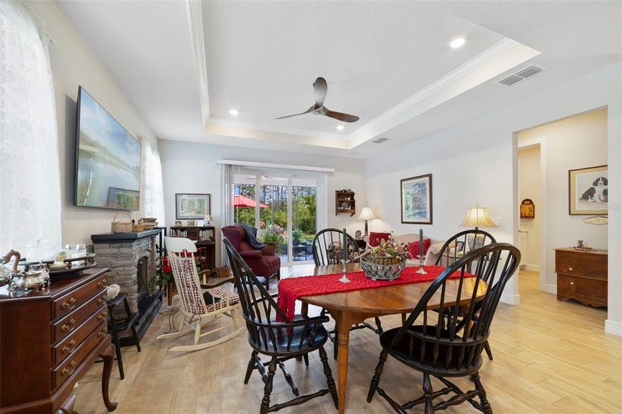 Furnished interior view inside a new home in Del Webb Sunbridge, St. Cloud (Image 27).