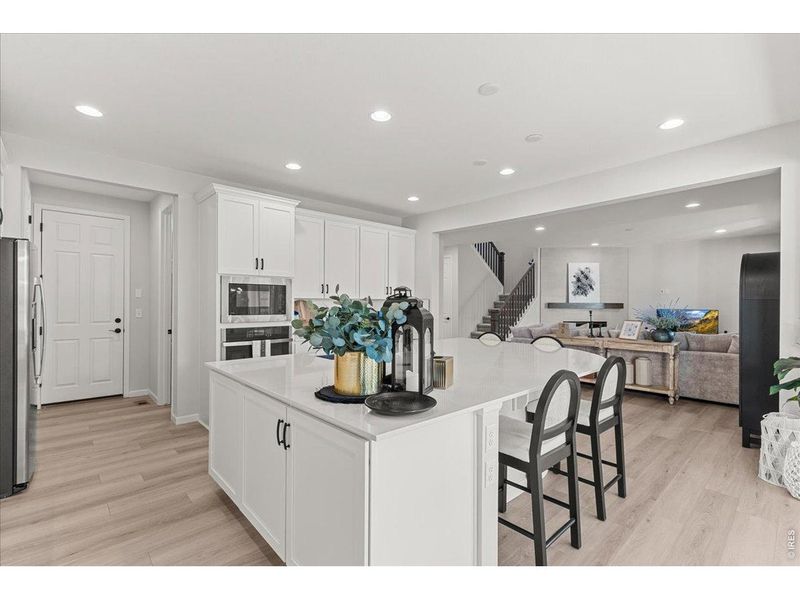 Furnished interior view inside a new home in Prairie Song, Windsor (Image 19).