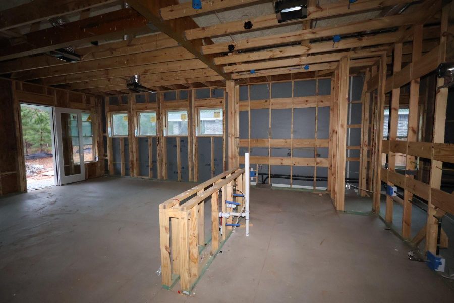 In-progress construction of a new home in Escondido, Magnolia, TX (Image 8).