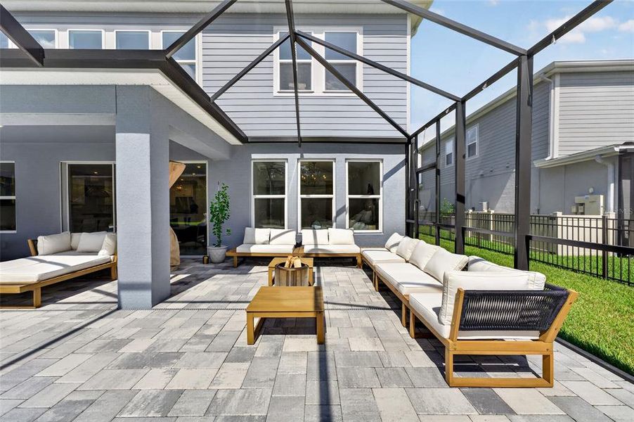 Exterior details and patio area of a home in , Wesley Chapel (Image 4). Exterior details and patio area of a home in , Wesley Chapel (Image 4).