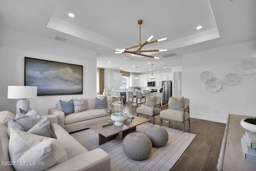 Furnished interior view inside a new home in Westerly Park at Wildlight, Yulee (Image 13). Furnished interior view inside a new home in Westerly Park at Wildlight, Yulee (Image 13).