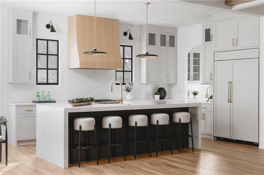 Furnished interior view inside a new home in , Atlanta (Image 13).