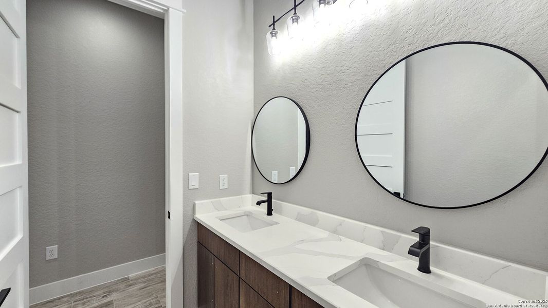 Furnished interior view inside a new home in , New Braunfels (Image 9).