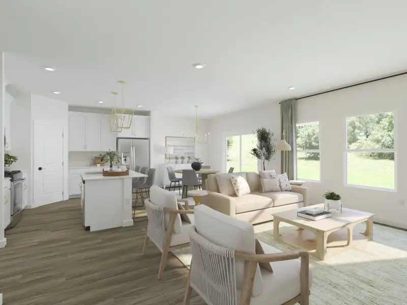 Furnished interior view inside a new home in Mission Hills, La Vergne (Image 3).