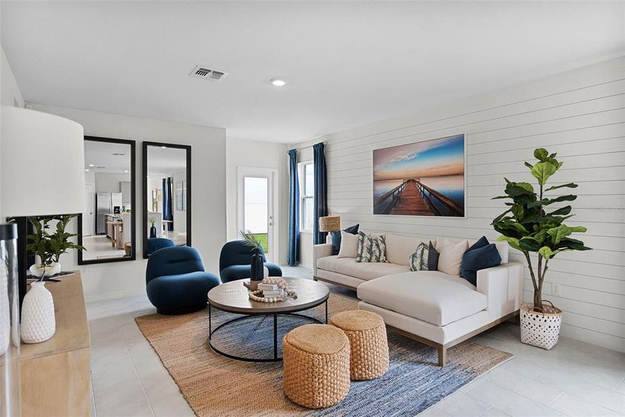 Furnished interior view inside a new home in , Davenport (Image 11).
