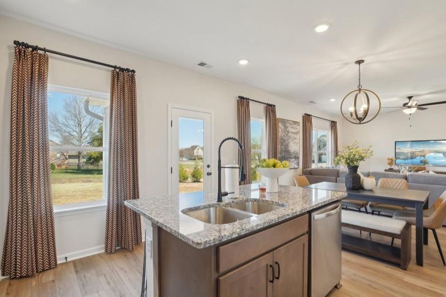 Furnished interior view inside a new home in Sycamore Crest, Calhoun (Image 13).