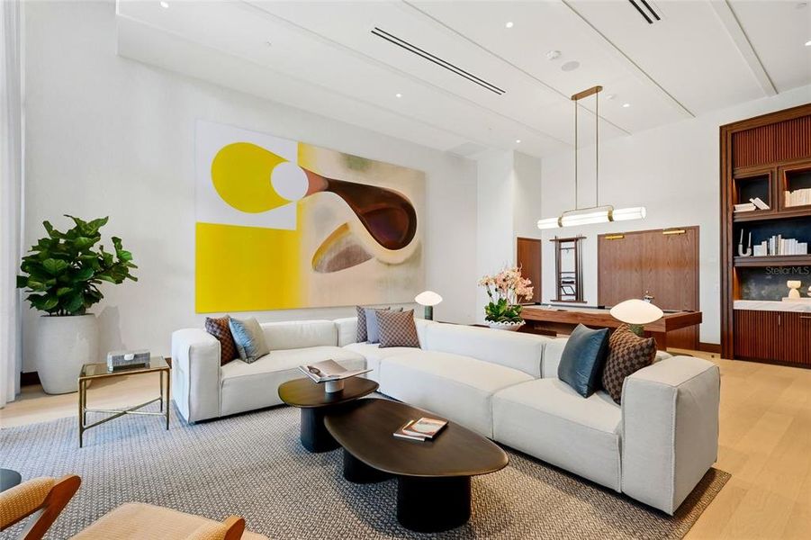 Furnished interior view inside a new home in The Ritz-Carlton Residences, Tampa (Image 8). Furnished interior view inside a new home in The Ritz-Carlton Residences, Tampa (Image 8).