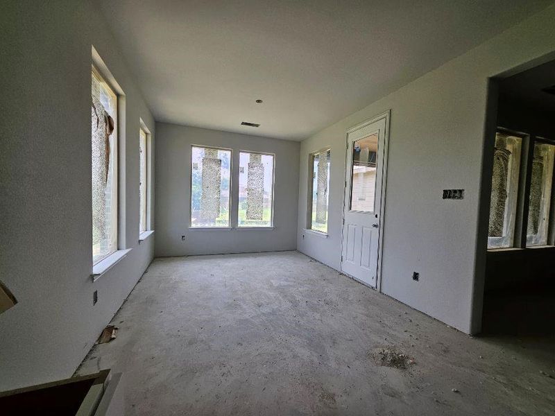 In-progress construction of a new home in The Hollow, Ennis, TX (Image 4).