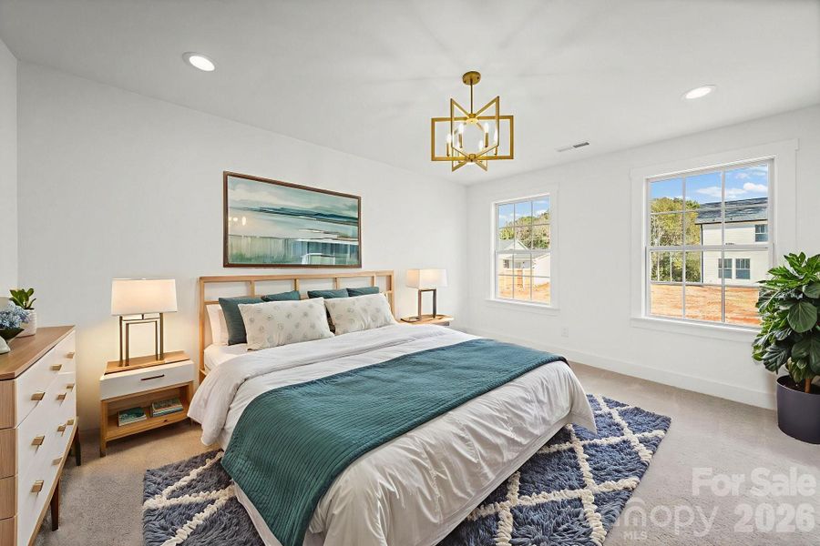 Virtually Staged Primary Bedroom Virtually Staged Primary Bedroom