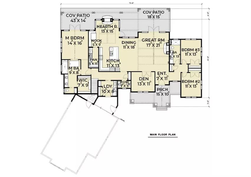 2D floor plan layout of this home in , Granite Falls, NC (Image 6).