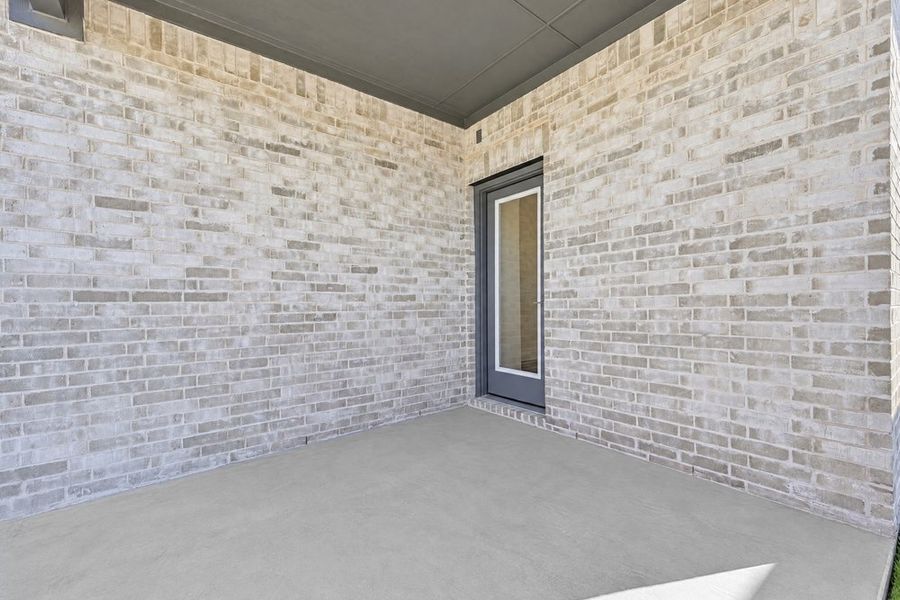 Exterior details and patio area of a home in North Sky Celina, Celina (Image 21). Exterior details and patio area of a home in North Sky Celina, Celina (Image 21).
