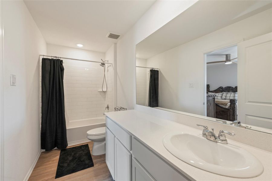 Furnished interior view inside a new home in Sterling Point at Baytown Crossings: Watermill Collection, Baytown (Image 14).