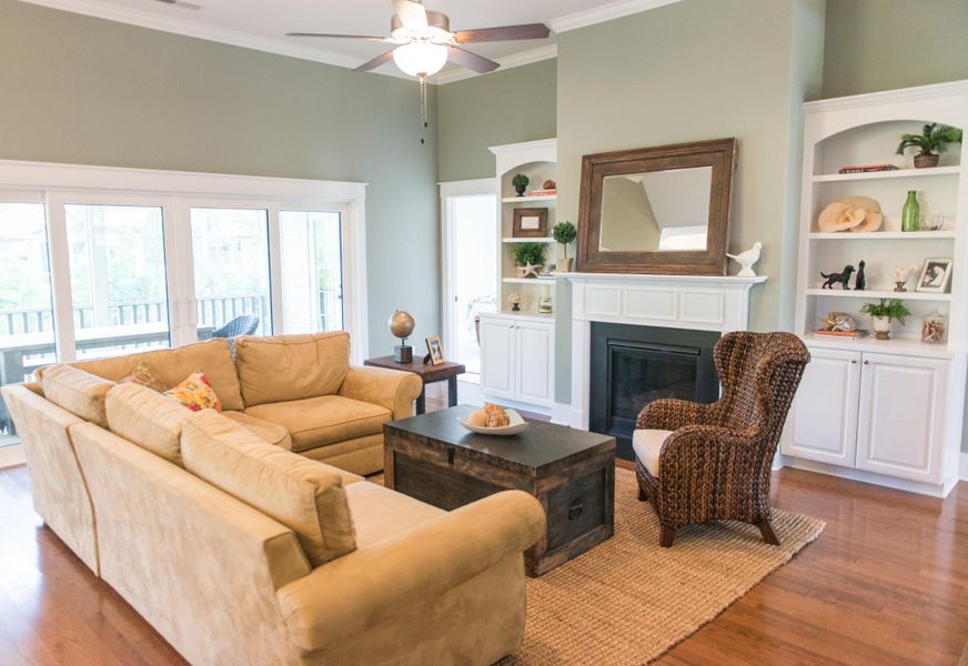 Representative furnished interior of a home built from the Ansley by Bill Clark Homes in The Sanctuary at Sunset Beach, Sunset Beach (Image 13).