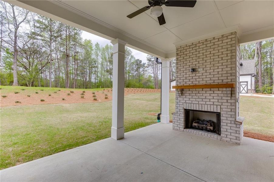 Exterior details and patio area of a home in , Cumming (Image 27).